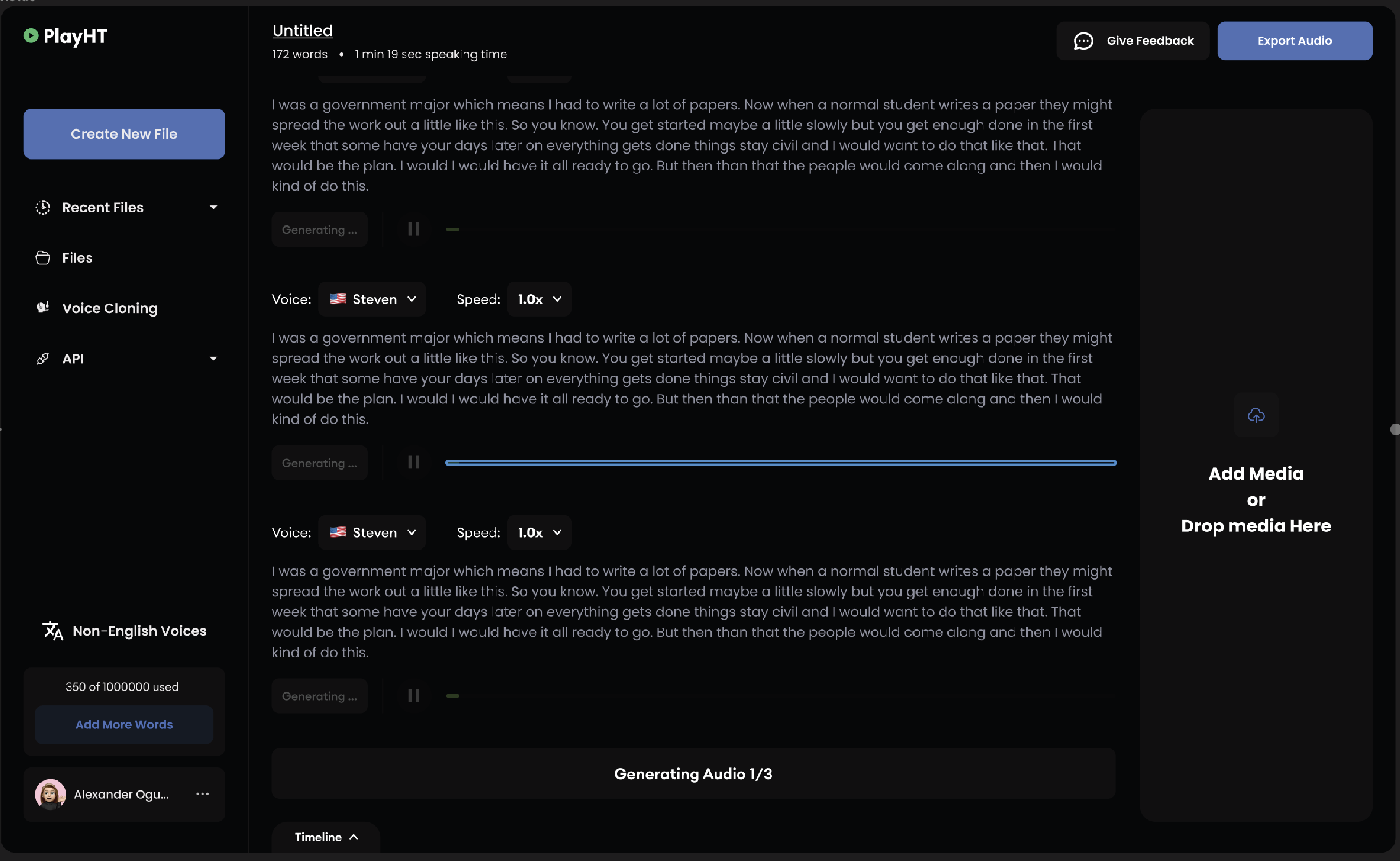 Review of the AI Voice Generator by PlayHT 4 play-03