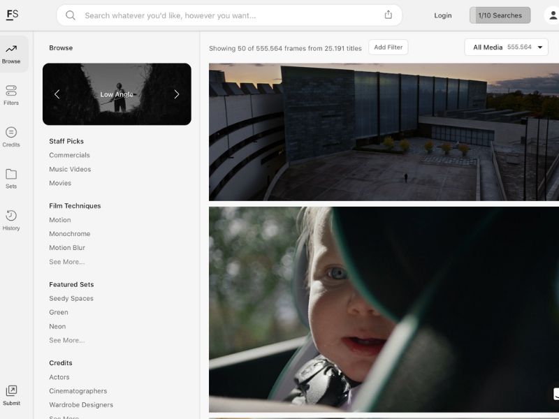 Frame Set - Helping Filmmakers Find Inspiration 2 Frame Set 2