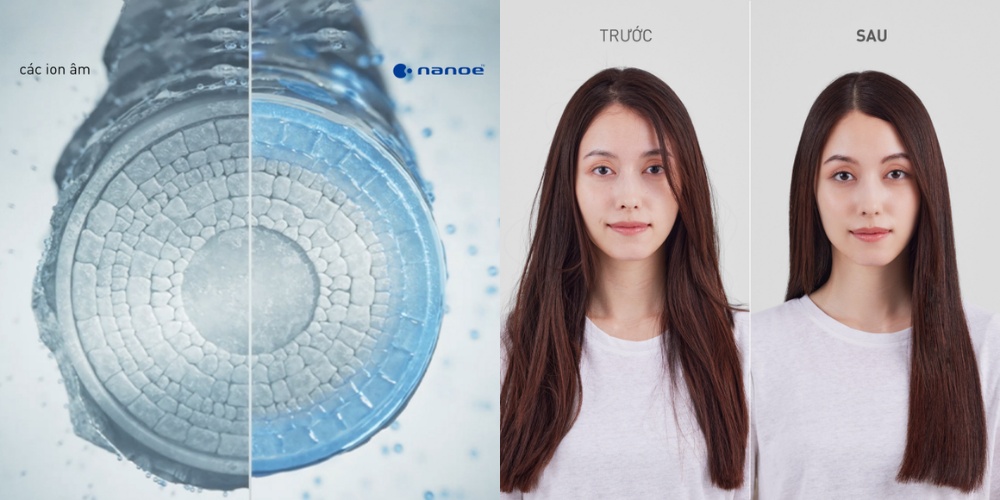 90739-3 Không chỉ sấy khô tóc, nanoe™ còn làm giảm tình trạng khô tóc và giúp tóc khỏe mạnh