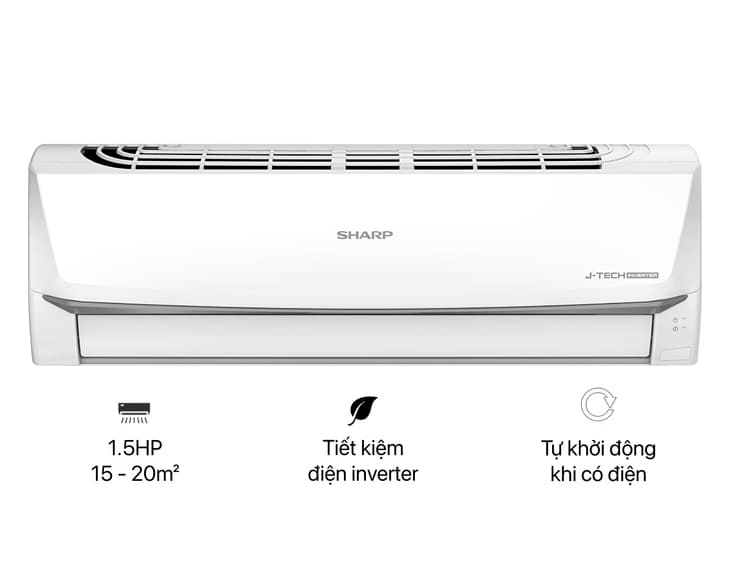 Máy lạnh Sharp Inverter 1.5 HP AH-X13ZEW