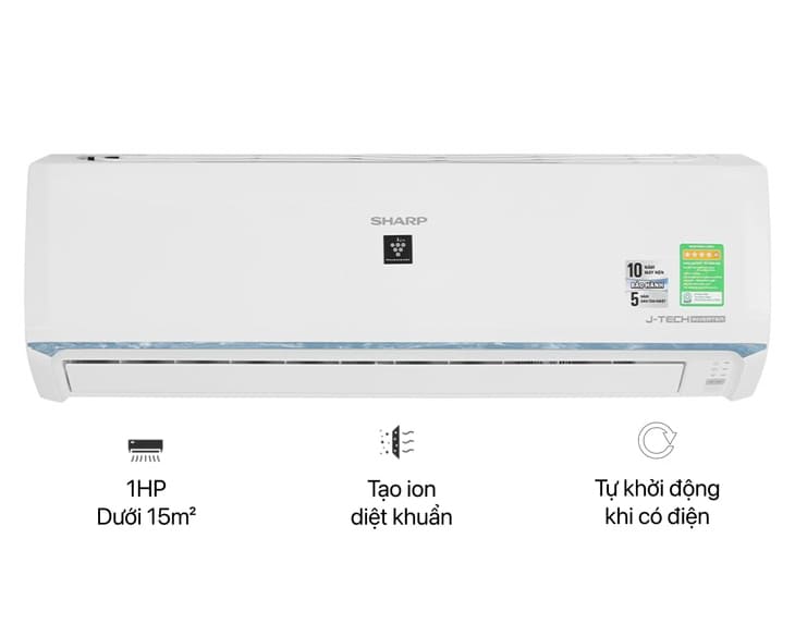 Máy lạnh Sharp Inverter 1 HP AH-XP10BSW