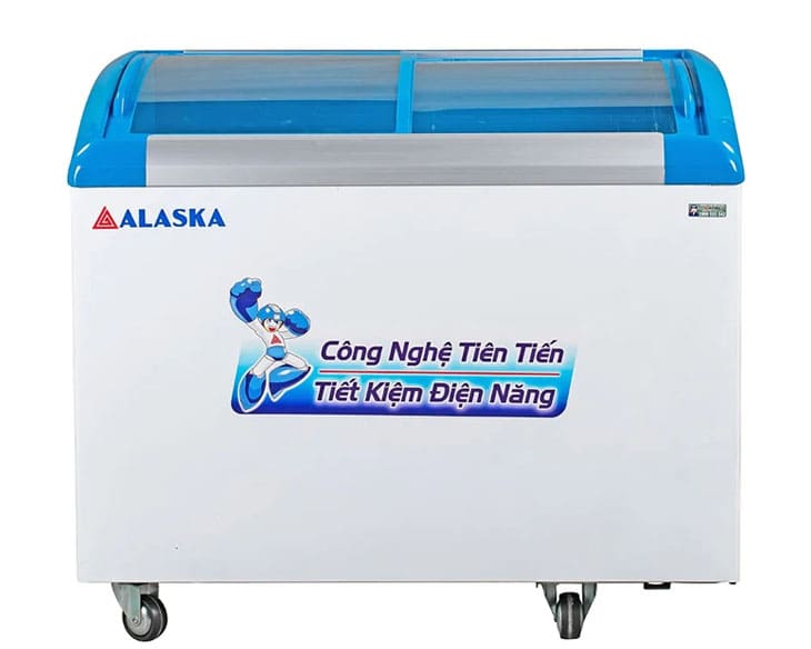 Tủ Đông Kính Lùa Alaska 355 Lít KC-203S