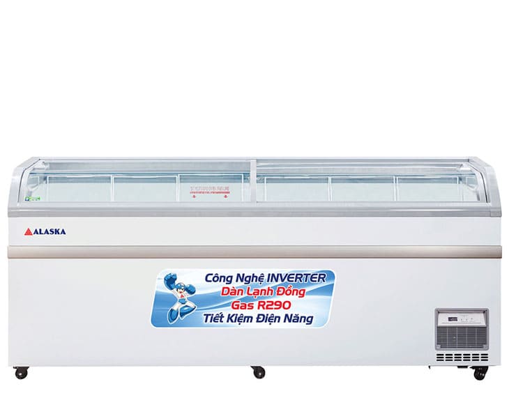 Tủ Đông Trưng Bày Alaska Inverter 765 Lít KC-550CI
