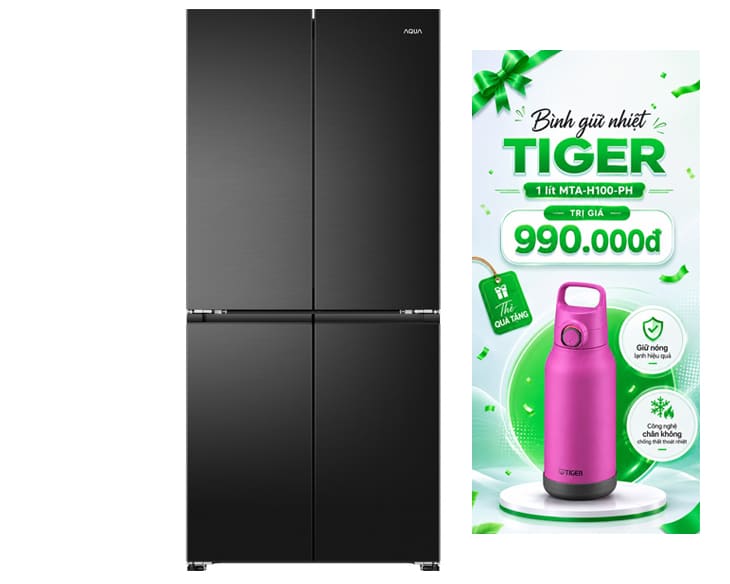 Tủ lạnh Aqua Inverter 506 Lít AQR-M570XA(FS)