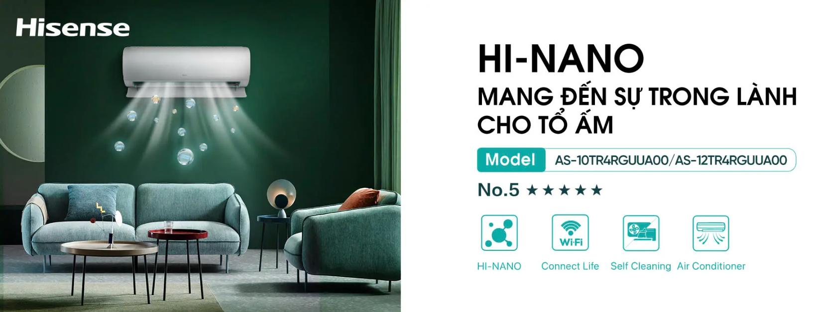Máy lạnh Hisense Inverter 1.5 HP AS-12TR4RGUUA00