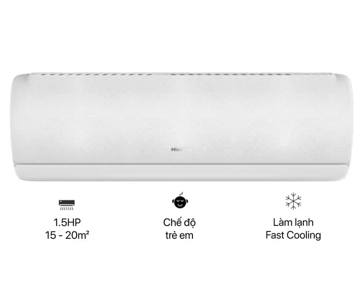 Máy lạnh Hisense Inverter 1.5 HP AS-12TR4RGUUA00
