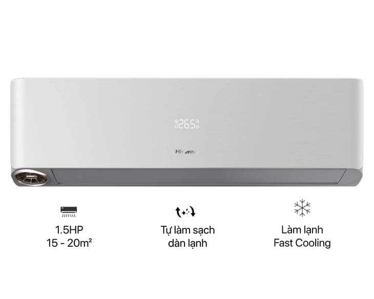 Máy lạnh Hisense Inverter 1.5 HP AS-12TW4RWUVA00