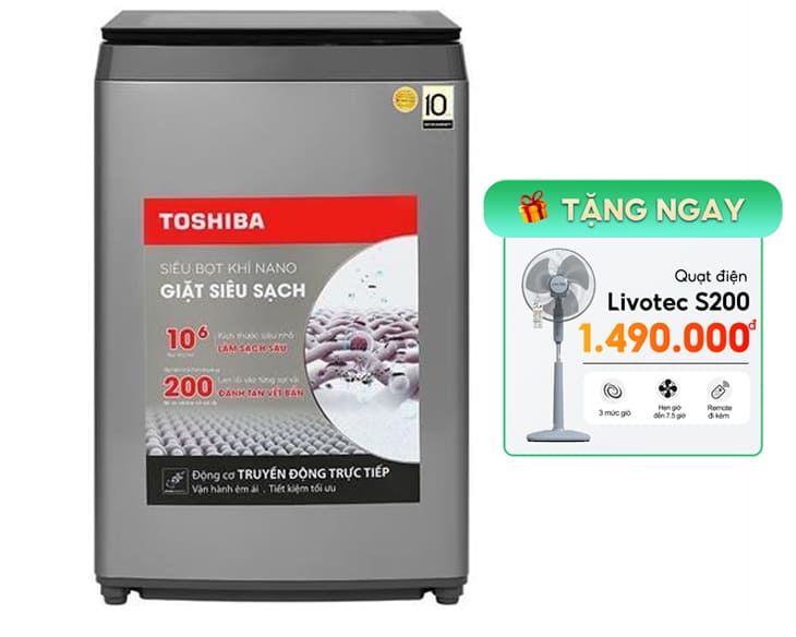Máy Giặt Toshiba Inverter 17 kg AW-DUN1800MV(SG)