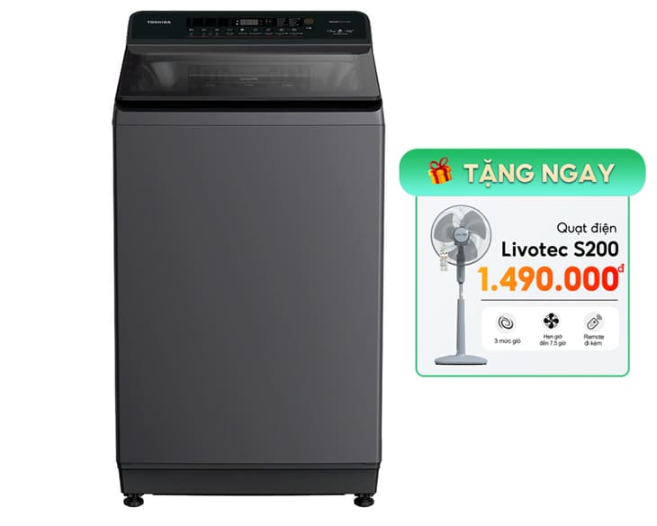 Máy Giặt Toshiba Inverter 13 kg AW-T26D1400TV(MG)