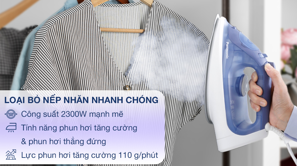 Bàn ủi hơi nước Panasonic NI-S530ARA 2300W - Công suất