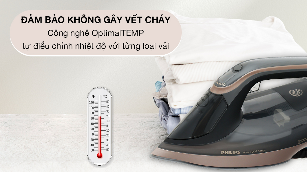 Bàn ủi hơi nước Philips DST8041/80 3000W - Công nghệ Bàn ủi hơi nước Philips DST8041/80 3000W - Công nghệ