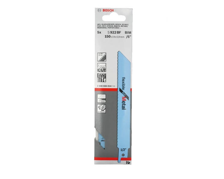 Bộ 5 lưỡi cưa kiếm Bosch S922BF 2608656014