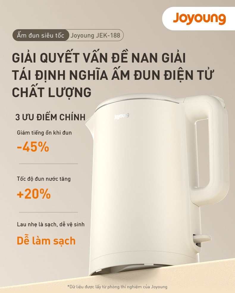 Joyoung Bình đun siêu tốc Joyoung 1.5 lít JEK-188