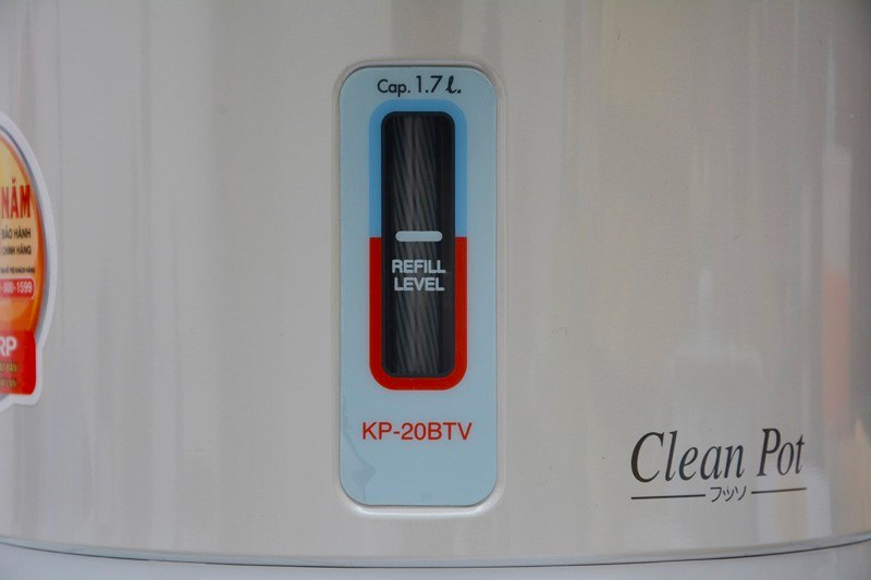 Bình thủy điện Sharp KP-20BTV 1.7 lít - thang đo mực nước