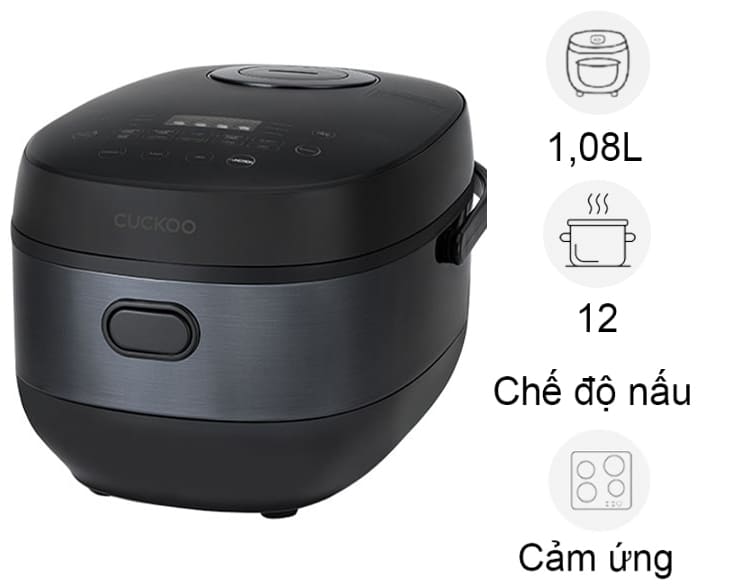 Nồi cơm điện tử Cuckoo 1.08 lít CR-0690F/BKBKCRVNCV