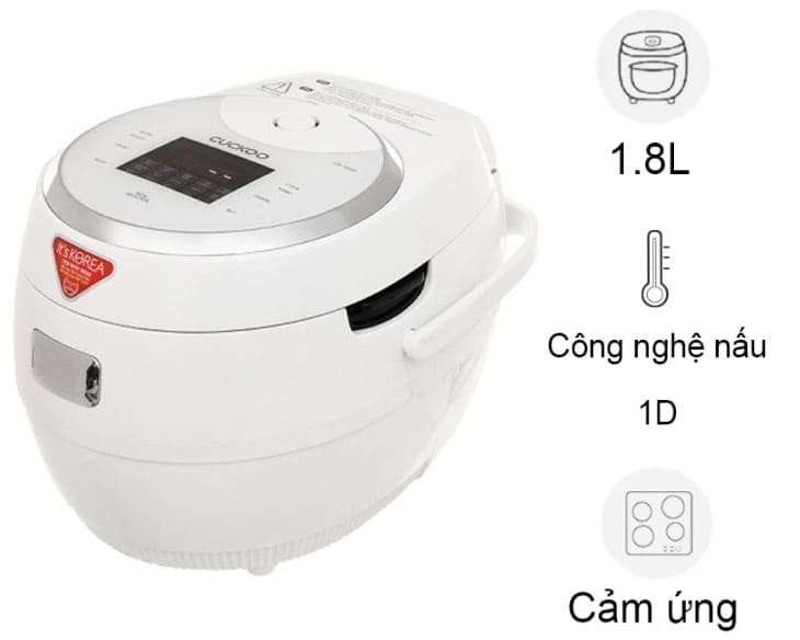 Nồi cơm điện tử Cuckoo 1.8 lít CR-1020F/WHWHVN