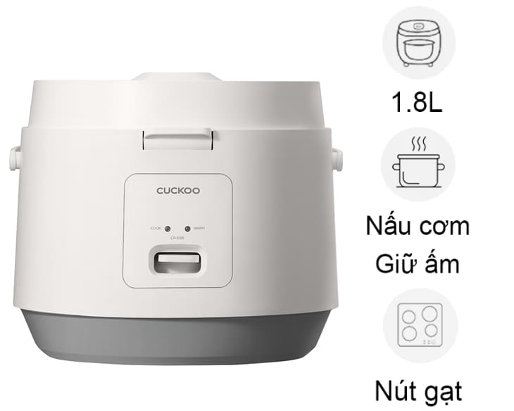 Nồi cơm điện Cuckoo 1.8 lít CR-1095/WHVNCV