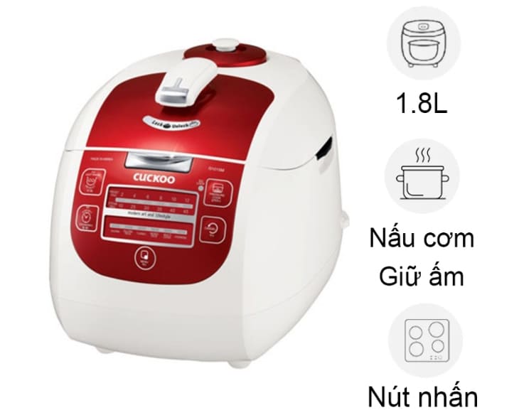 Nồi cơm điện tử Cuckoo 1.8 lít CRP-G1015M/MWREVNCV