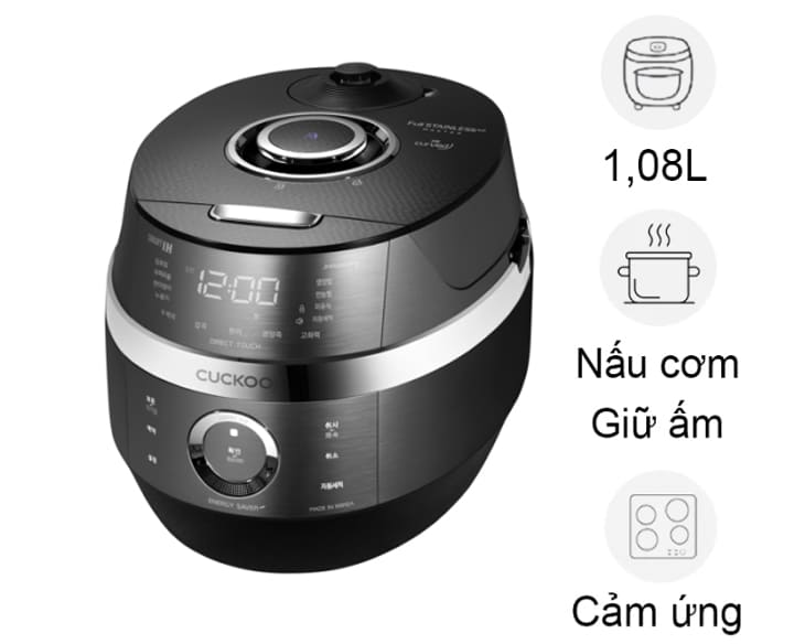 Nồi cơm áp suất cao tần Cuckoo CRP-JHR0660FD