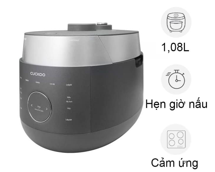 Nồi cơm áp suất cao tần Cuckoo CRP-LHBR0600F