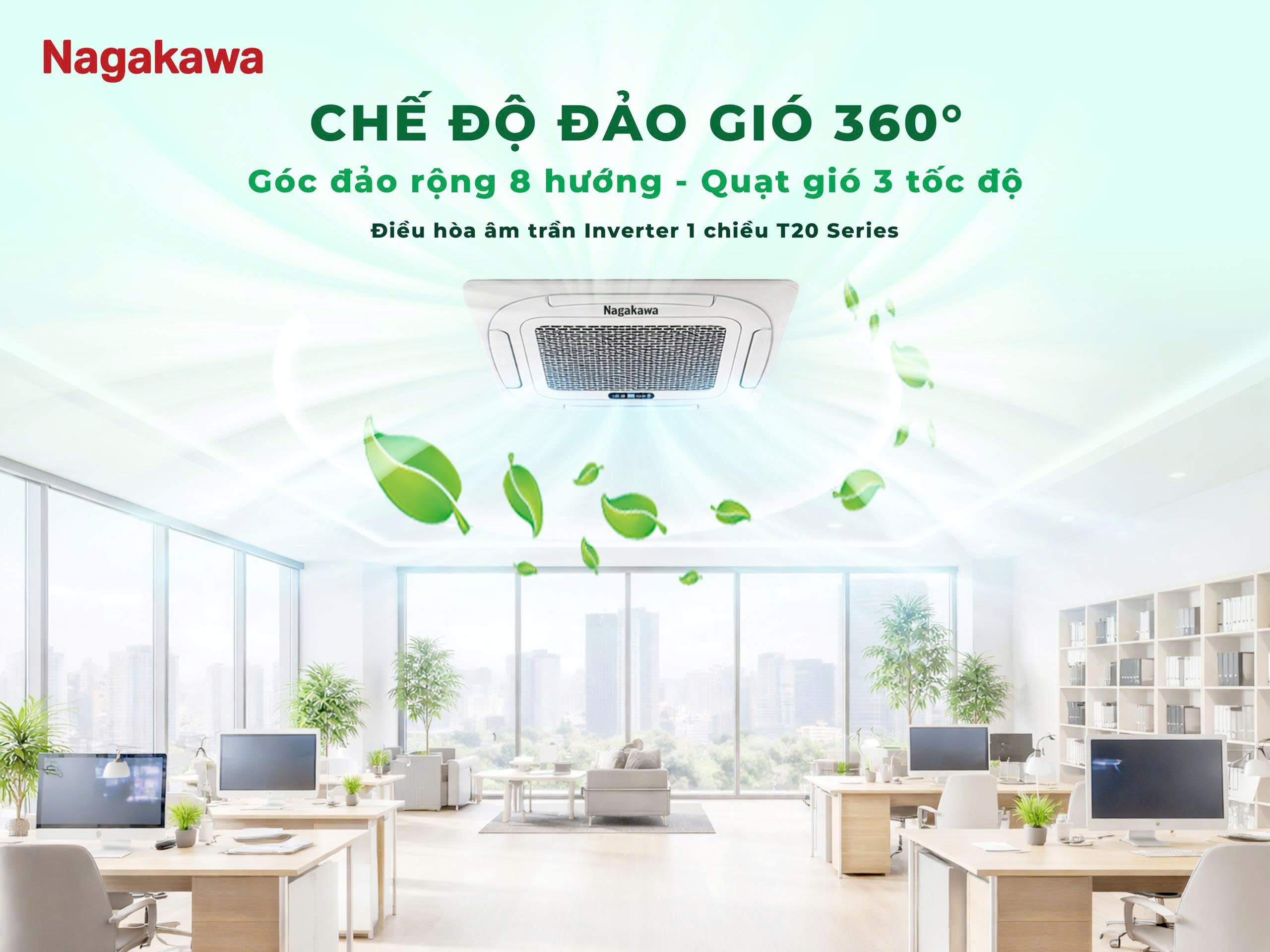 dieu hoa am tran cassette 8 huong thoi nt c24r1t20 23800btu h 1 chieu 186528 1