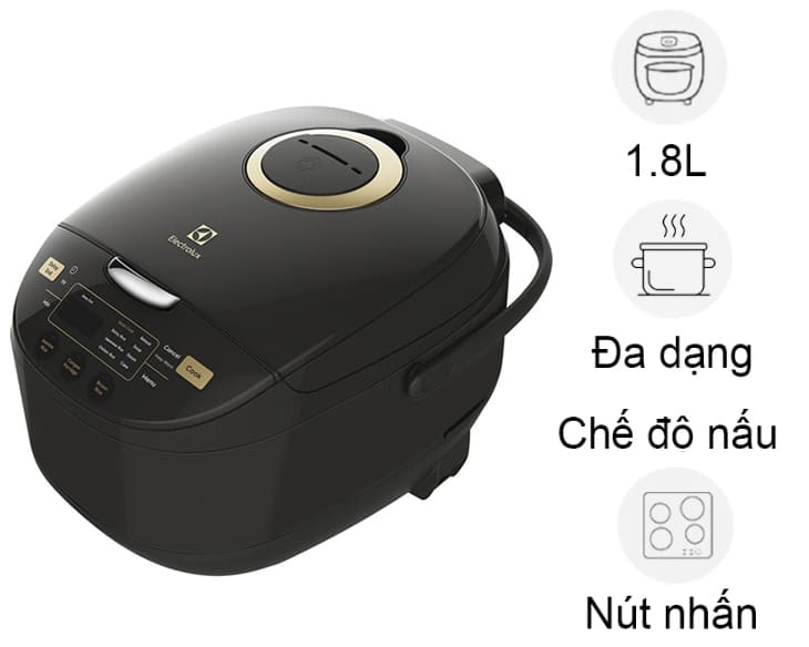 Nồi cơm điện tử Electrolux 1.8 lít E7RC1-650K