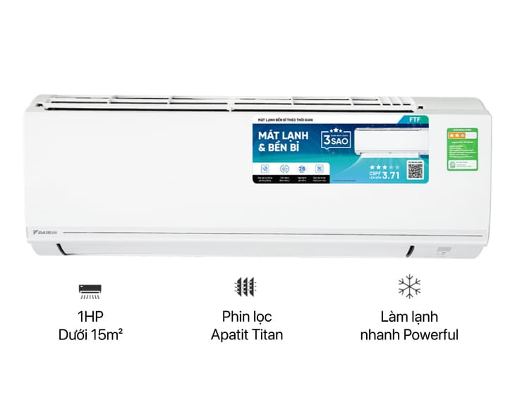 Máy lạnh Daikin 1.0 HP FTF25XAV1V