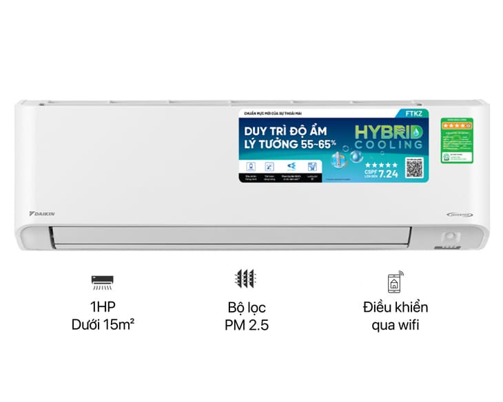 Máy lạnh Daikin Inverter 1 HP FTKZ25VVMV