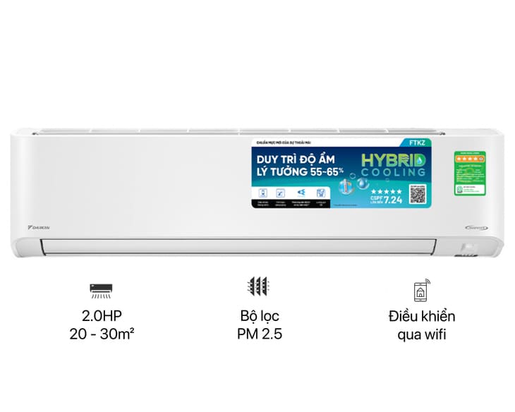Máy lạnh Daikin Inverter 2 HP FTKZ50VVMV