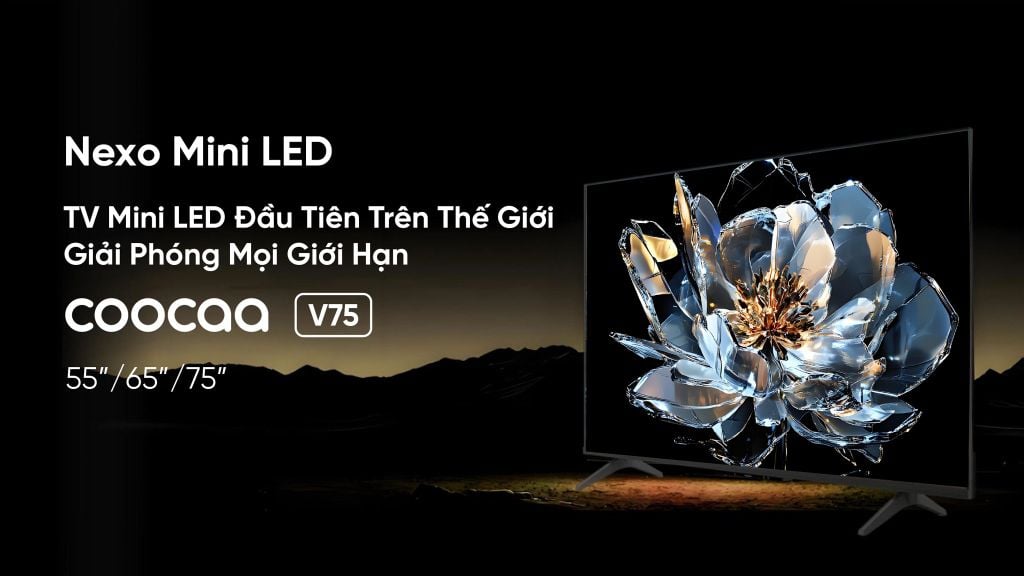 Google Tivi QD-Mini LED Coocaa 4K 75 Inch 75V75