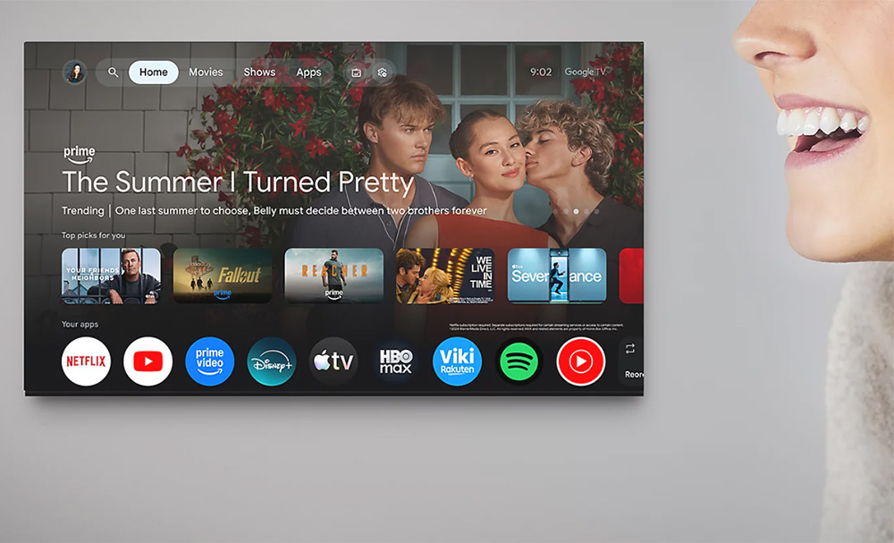 Điều khiển giọng nói rảnh tay Sony Google Smart TV BRAVIA 3 II K-43XR30M2