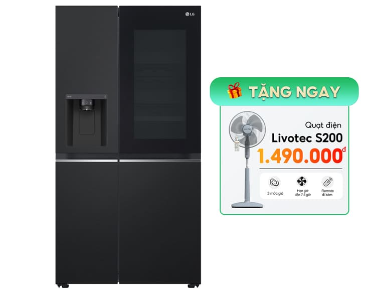 Tủ lạnh LG Inverter 635 Lít GR-G257BL