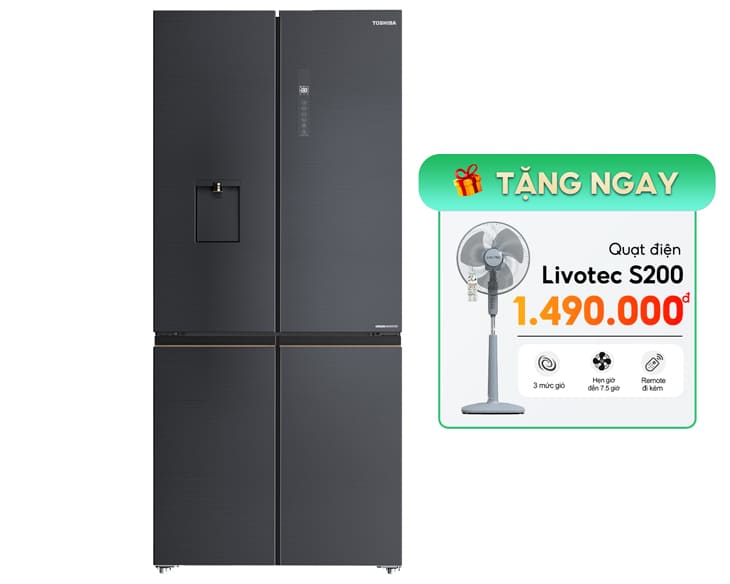 Tủ Lạnh Toshiba Inverter 515 Lít GR-RF675WI-PMV(06)-MG