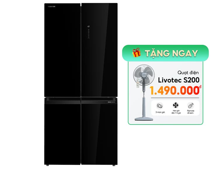 Tủ lạnh Toshiba Inverter 515 Lít GR-RF677WI-PGV(22)-XK