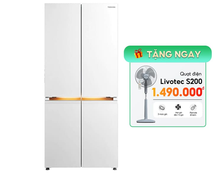 Tủ lạnh Toshiba Inverter 535 Lít GR-RF695WI-PGV(67)