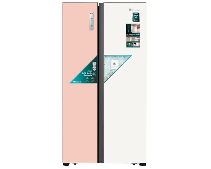 Tủ lạnh Hisense Inverter 519 Lít RS668N4EW-PU