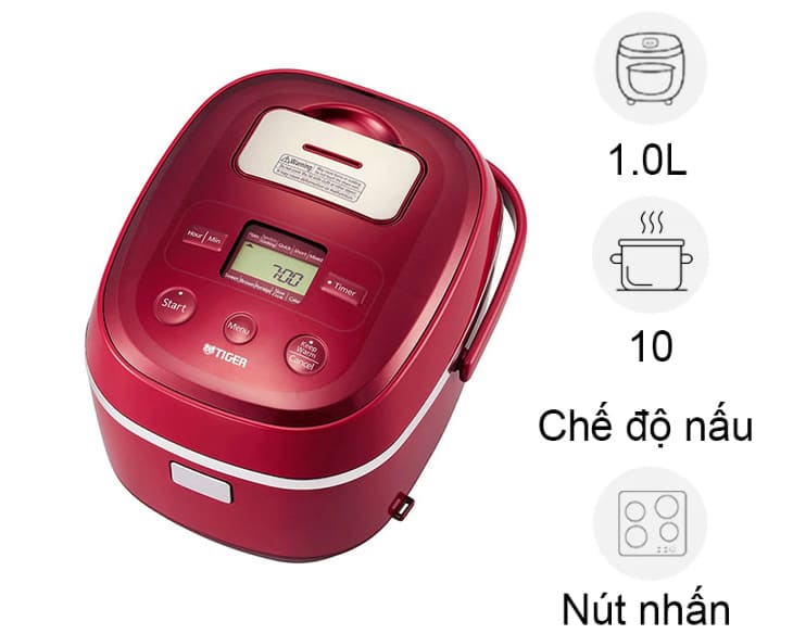 Nồi cơm điện tử Tiger 1.0 lít JBX-A10W
