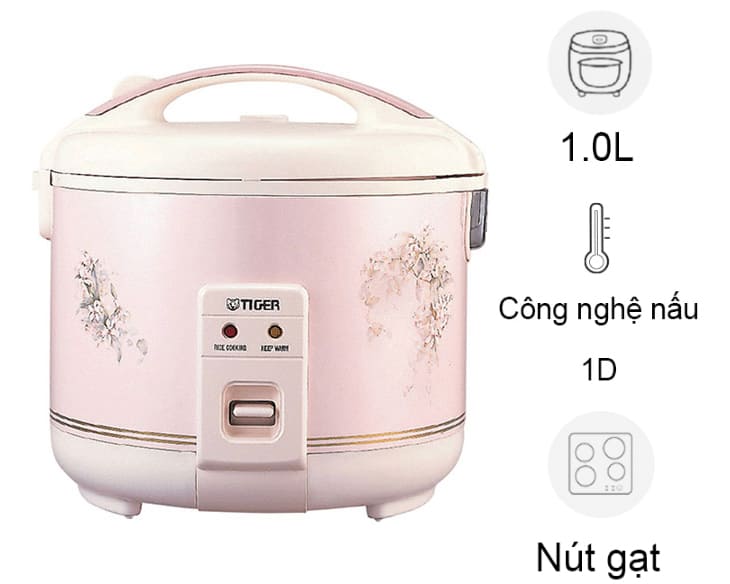 Nồi cơm điện nắp gài Tiger 1 lít JNP-1000-FK