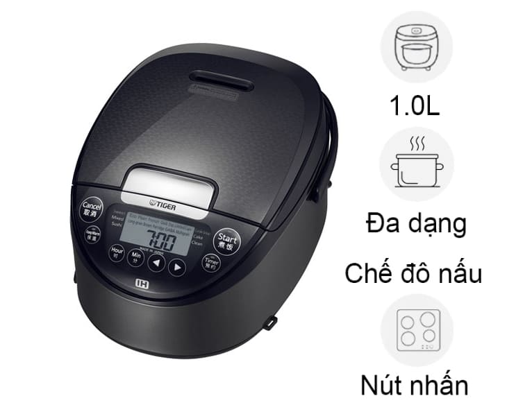 Nồi cơm điện cao tần Tiger 1 lít JPW-G10W-HD
