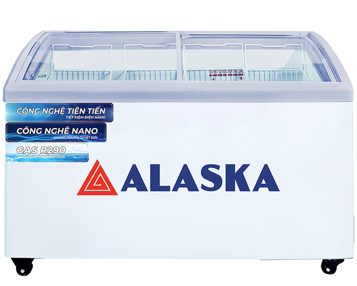 Tủ Đông Kính Cong Alaska 445 Lít KC-310