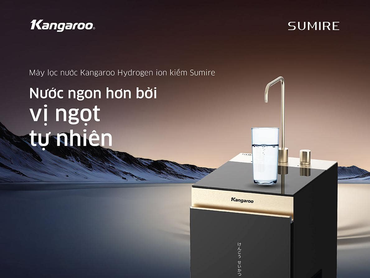 kgep12a1-2 Máy lọc nước Hydrogen ion kiềm Kangaroo KGEP12A1