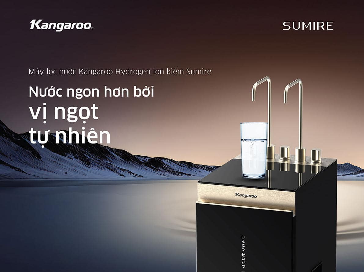 Máy lọc nước nóng nguội lạnh Kangaroo KGHC12A2