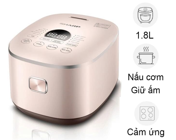 Nồi cơm điện cao tần Sharp 1.8 lít KS-IH181V-RG