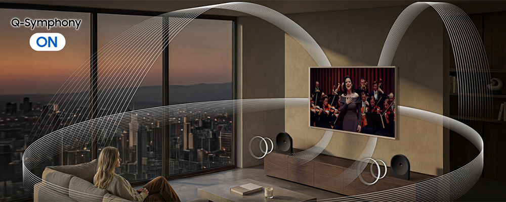 Công nghệ Q-symphony loa Music Studio Samsung HW-LS50H/XV