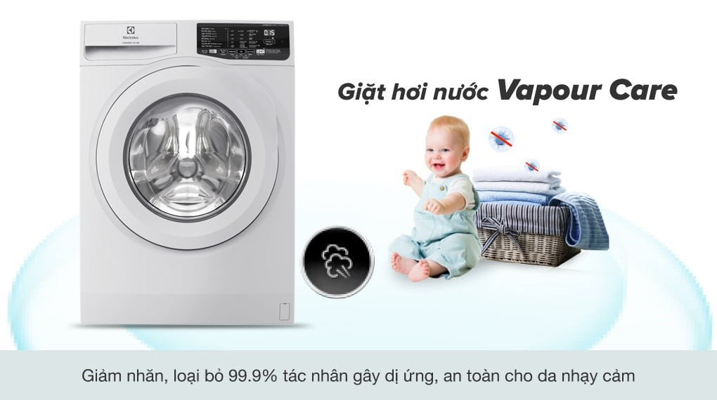 Máy giặt Electrolux Inverter 10 kg EWF1025DQWB - Công nghệ giặt đặc biệt Máy giặt Electrolux Inverter 10 kg EWF1025DQWB - Công nghệ giặt đặc biệt