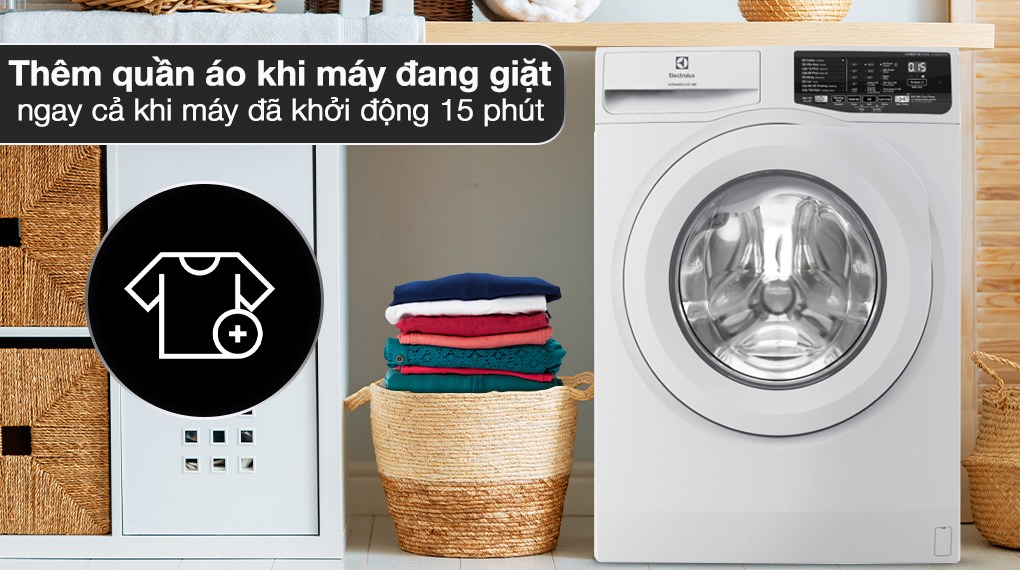 Máy giặt Electrolux Inverter 10 kg EWF1025DQWB - Tiện ích Máy giặt Electrolux Inverter 10 kg EWF1025DQWB - Tiện ích
