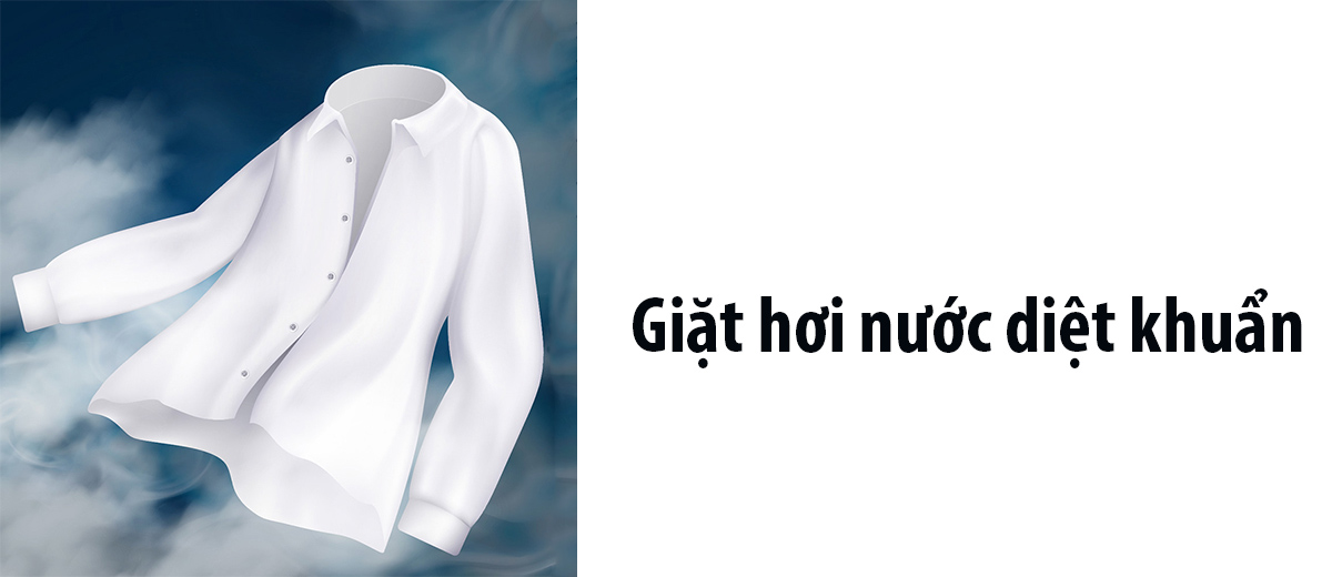 Diệt khuẩn với giặt hơi nước
