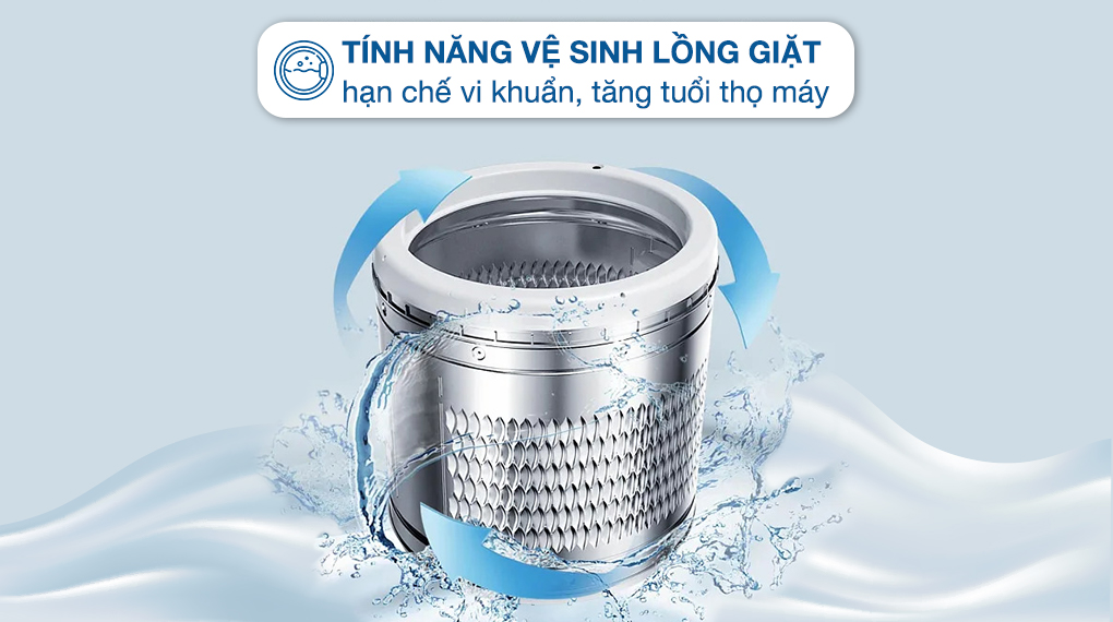 Máy giặt Panasonic NA-FD16V1BRV - tự vệ sinh