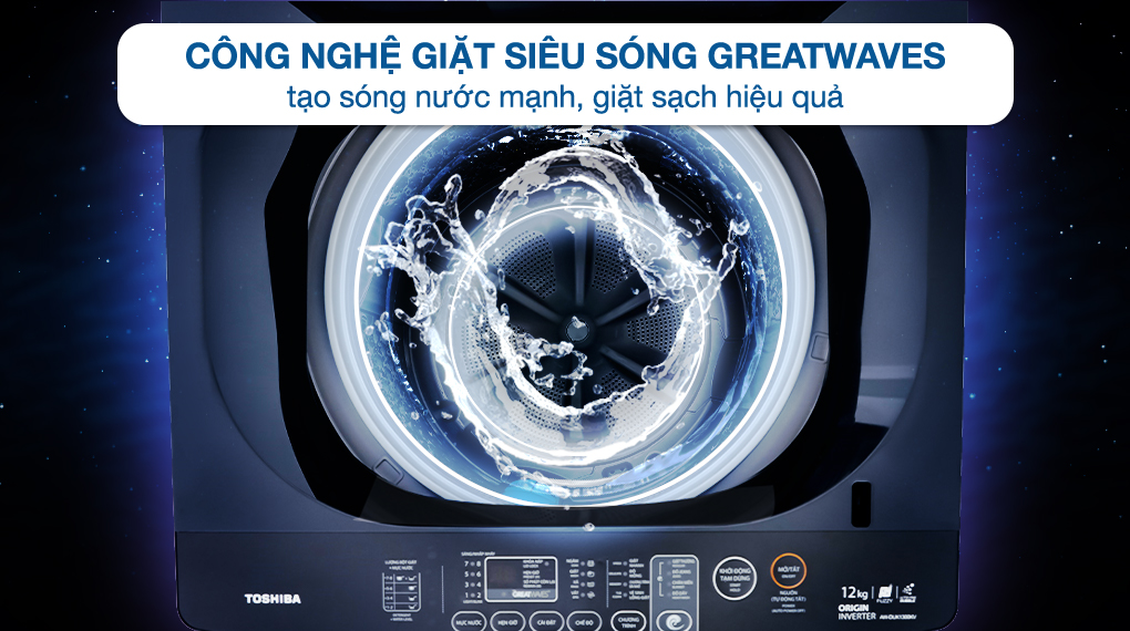 Giặt siêu sóng Máy giặt Toshiba Inverter 13 kg AW-DUM1400LV (MK) Giặt siêu sóng Máy giặt Toshiba Inverter 13 kg AW-DUM1400LV (MK)