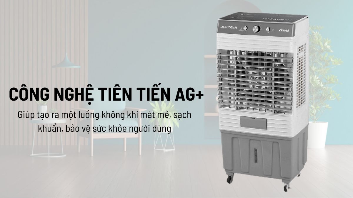may-lam-mat-khong-khi-daikiosan-dm101-52345-2 Daikiosan DM101 được tích hợp công nghệ tiên tiến Ag+